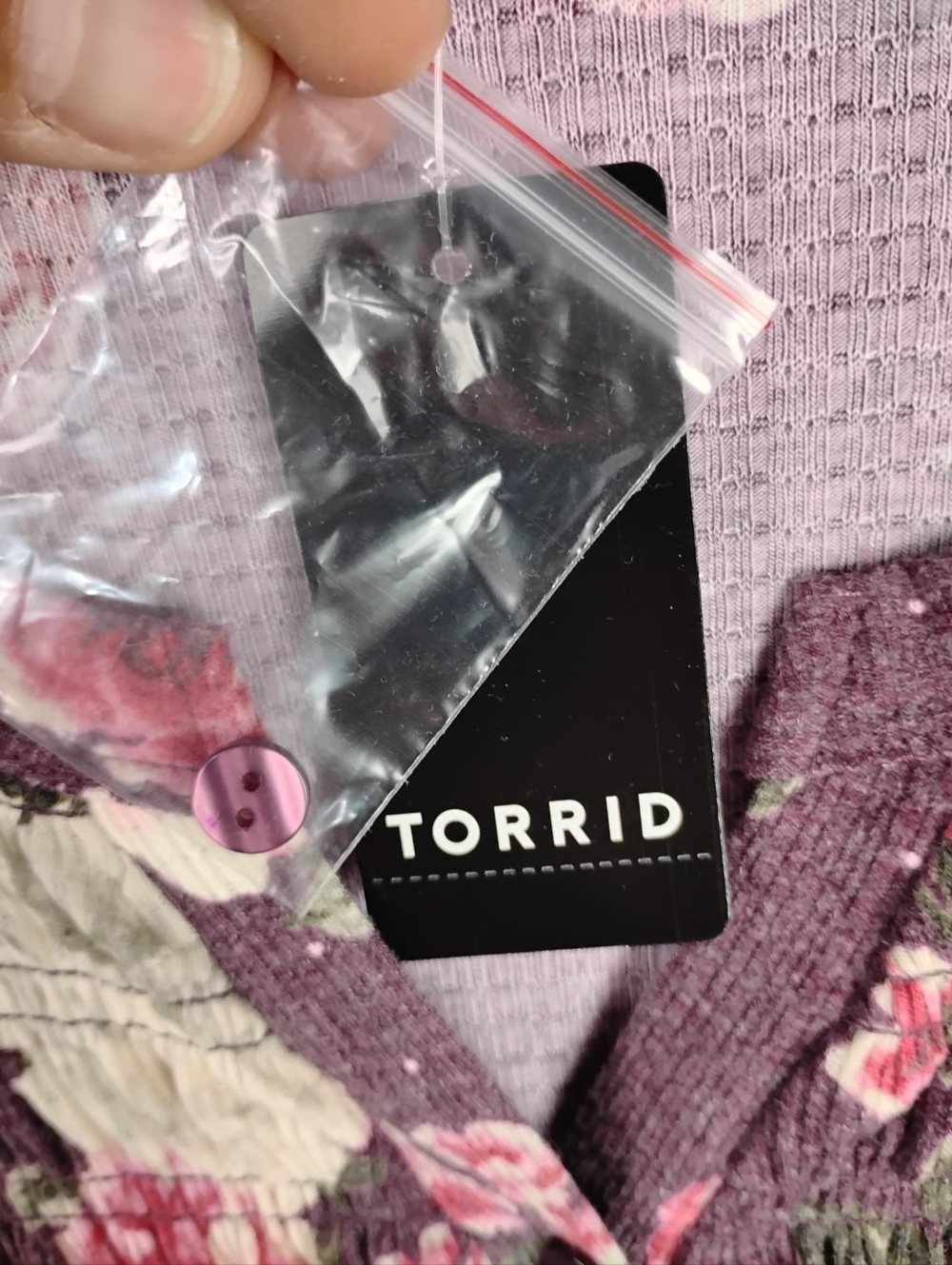 New Torrid Smocked Henley Babydoll Top Size Women's 2X - Picture 4 of 5